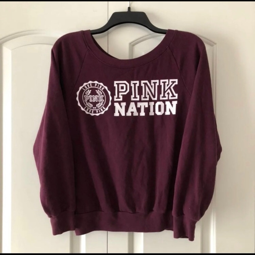 SOLD!! VS PINK crew neck sweater